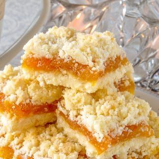 Apricot Coconut Crumble Bars. A twist on a lemon version of the same cookie bars but could easily be made with any jam filling you prefer. #cookies #christmas #christmascookies #chirstmasbaking #holidaybaking #holidayfood #cookiebars Apricot Bars Recipe, Peach Crumb Bars, Apricot Bars, Recipe Developer, Crumb Bars, Cleansing Drinks, Apricot Recipes, Popular Cookies, Rock Recipes