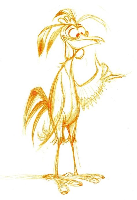 Chicken Joe by Surf’s Up Character Designer, Sylvain... Chicken Joe, Cartoon Bird, Character Design Cartoon, Character Designer, Chicken Art, Animal Sketches, Character Design Animation, Bird Drawings, Cartoon Character Design