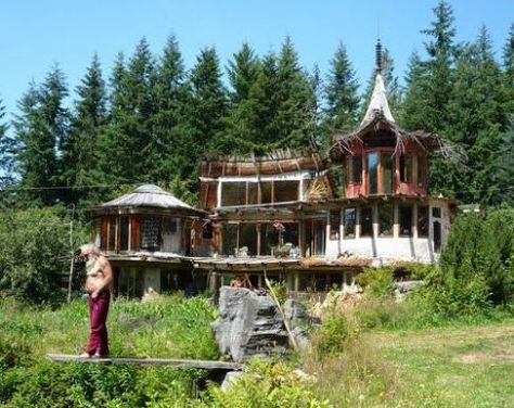 Recycled House, Cob House, Earth Homes, Fantasy Forest, Passive House, Earthship, Garden House, Eco House, Tiny House On Wheels