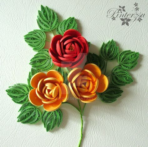 Quilling Rose, Modern Quilling, Quilled Rose, Quilling Flowers Tutorial, Quilled Roses, Quilling Paper Art, Quilling Dolls, Diy Quilling Crafts, Neli Quilling