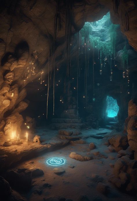 Mystical Glowing Cave Check more: https://paintlyx.com/mystical-glowing-cave/ Glowing Cave Art, Glowing Crystal Cave, Fantasy Cave Aesthetic, Caves Aesthetics, Fantasy Cave Home, Crystal Cave Aesthetic, Cave With Crystals, Caves Aesthetic, Cave Room Ideas