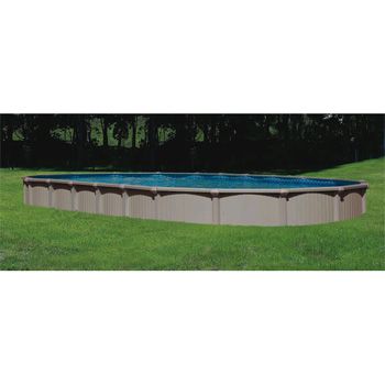 Bermuda 18' x 33' Oval 54" Aluminum Above Ground Pool, NB1262 Oval Above Ground Pools, Oval Pool, Pool Kits, Indoor Outdoor Pool, Above Ground Swimming Pools, Dream Backyard, Above Ground Pool, Backyard Pool, Summer Season