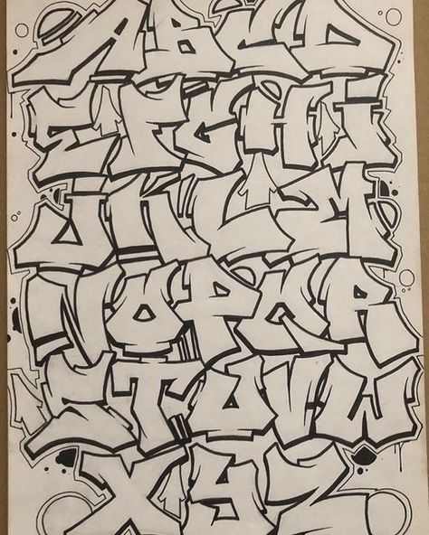 Fonts Graffiti, Fancy Fonts Alphabet, Free Graffiti Fonts, Graffiti Alphabet Styles, Alphabet Graffiti, Abc Font, Graffiti Lettering Alphabet, Graffiti I, Graffiti Text