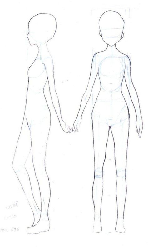 Plain Body Base Drawing For Fashion, Standing Side By Side Pose, Body Base Drawing Side View, Person Standing Sideways Drawing, Drawing Base Side Profile, Sketch Of Person Standing, Drawing Person Standing, Person Side View Drawing, Girl Standing Side View Drawing