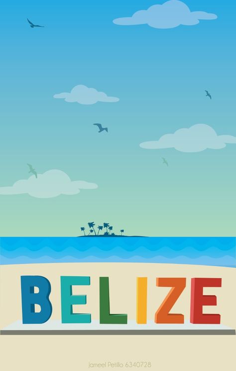 made by yours truly Belize Painting, Belize Wallpaper, Belize Poster, Belize Flag, Damian Priest, Yours Truly, Disney Wallpaper, Belize, Iphone Background