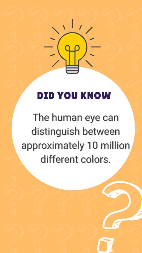 #DidYouKnow #FunFacts #Education #CuriousMinds Did You Know Facts, Human Eye, Did You Know, Fun Facts, Education, Human, Quick Saves