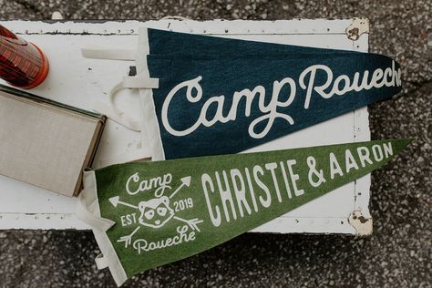 Camping Wedding Decor, Camp Wedding Dress, Summer Camp Bachelorette Party, Camp Wedding Ideas, Camp Merch, Adult Summer Camp, Camping Theme Birthday Party, Summer Camp Themes, Campground Wedding