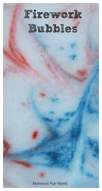 Firework bubbles. Fun way to explore with bubbles for July 4th. Preschool Scavenger Hunt, Experiments Kids, Bubble Fun, Summer Preschool, Kids Bubbles, Bible Resources, Kid Experiments, Fun World, Patriotic Holidays