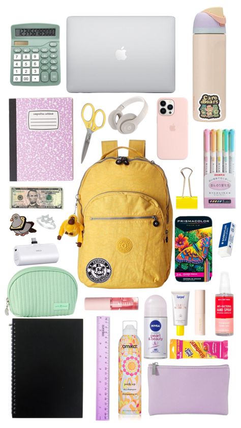 tags: back to school backpack bag inspo bag emergency kit fnaf owala artsy school School Backpacks Aesthetic, Backpacks Aesthetic, Back To School Backpack, Artsy Girl, College Student Hacks, School Bag Essentials, Aesthetic Backpack, Student Hacks, Girl Backpacks School