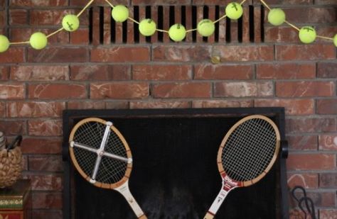 Top 10 Tutorials to Make in Member Craft Rooms {3/31} Tennis Ball Crafts, Tennis Decorations, Tennis Crafts, Tennis Birthday Party, Wimbledon Party, Tennis Party Decorations, Tennis Christmas, Tennis Birthday, Tennis Art