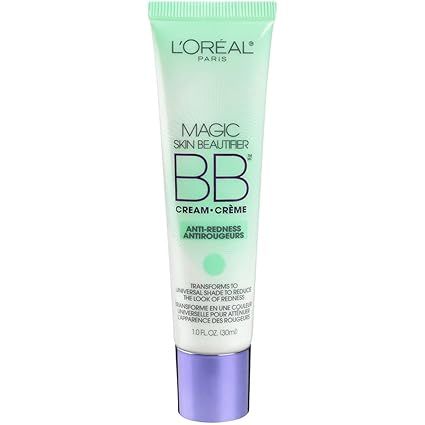 Skin Beautifier BB Cream Tinted Moisturizer, Anti-Redness, 1 fl oz, 1 Count Green Bb Cream, Loreal Bb Cream, Bb Cream Makeup, Makeup Shopping List, Amazon Skincare, Paris Makeup, Anti Redness, Lipstick Stain, Beauty Balm