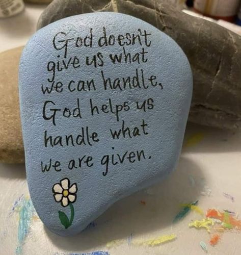 Painted Rocks Christian Theme, Bible Painted Rocks, Painted Rocks With Scripture, Religious Painted Rocks, Positive Rock Painting Ideas, You Rock Quotes, Christian Rock Painting Ideas, Christian Rock Painting, Prayer Rocks