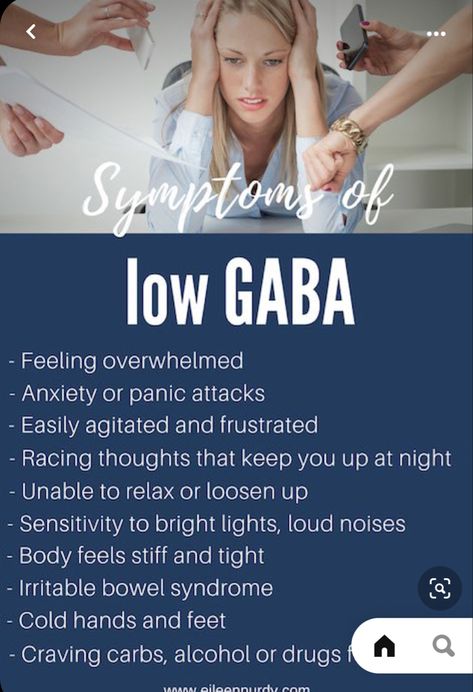 Low Gaba, Nervus Vagus, Lose 40 Pounds, Alternative Health, Mental And Emotional Health, Health Info, Health Facts, Natural Medicine, Brain Health