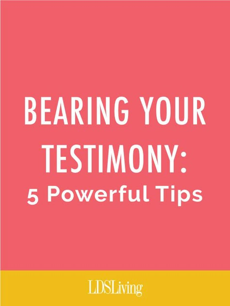 Testimony Treats Lds, Testimony Building Activities Lds, Building A Testimony Lds, Power Of Testimony, Testimony Lds, Lds Testimony Object Lesson, Lds Testimony, Testimony Quotes, Fast And Testimony Quotes Lds