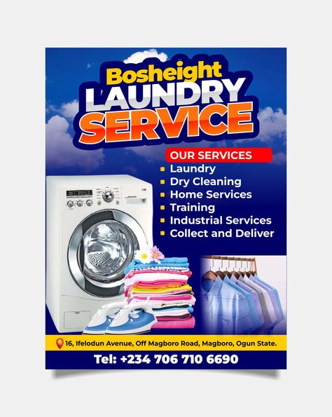 Dry Cleaning Flyer Design, Laundry Banner Design, Page Background Design, Cleaning Flyers, Laundry Dry Cleaning, Flex Banner Design, Flex Banner, Laundry Design, Dry Cleaning Services