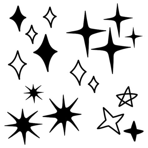 Star Vector Design, Sparkle Reference, Galaxy Things, Ninja Stars, Star Vector, Stars Vector, Astronaut Wallpaper, Ninja Star, Design Drawings