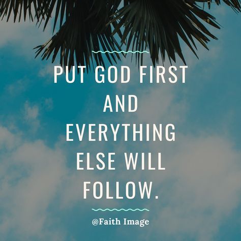 Put God first and everything else will follow. Put God First And Everything Will Follow, Put God First, Peace Scripture, Love Anniversary Quotes, Pictures Of Jesus Christ, Verses Quotes, Love Anniversary, Quotes Aesthetic, Bible Verses Quotes Inspirational