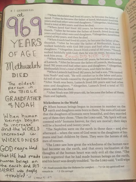 Bible journaling Genesis 5:27 Genesis 27 Bible Journaling, Genesis 5 Bible Journaling, Genesis 7 Bible Journaling, Bible Journaling Genesis 1:1, Genesis 4 Bible Journaling, Genesis 2 Bible Journaling, Genesis 3 Bible Journaling, Genesis Bible Study Notes, Genesis Notes