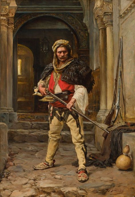 Albanian man portrait by Paja Jovanovic Man Portrait