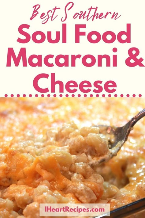 Mac And Cheese No Egg, Soul Food Mac And Cheese, Southern Baked Macaroni And Cheese Recipe, Food Macaroni And Cheese, Food Mac And Cheese, Southern Soul Food Recipes, Thanksgiving Recipes Side Dishes Easy, Mac And Cheese Recipe Soul Food, Recipes Soul Food