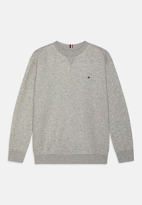 Tommy Hilfiger TIMELESS UNISEX - Sweatshirt - light grey heather Tommy Hilfiger Sweater, Unisex Sweater, Unisex Sweatshirt, Heathers, Light Grey, Tommy Hilfiger, Cool Outfits, Knitwear, Kids Outfits