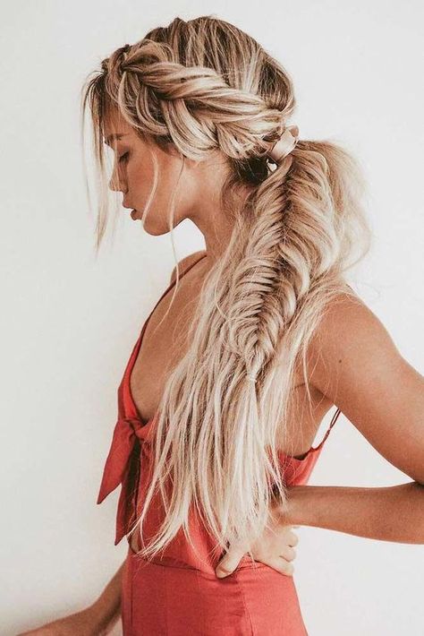 25+ Cute Hairstyles for Long Hair with Braids 4 Long Braid Styles, Preppy Hairstyles, Balayage Blond, Bohemian Hairstyles, Long Blonde, Long Braids, Long Blonde Hair, Boho Hairstyles, Makati