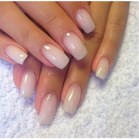 Natural Acrylic Nails ❤ liked on Polyvore featuring beauty products, nail care and nail treatments Milky Nails, Nails 2022, Nail Care Tips, Her Nails, Classy Acrylic Nails, Nail Photos, Super Nails, Strong Nails, Classy Nails