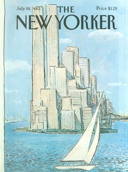 New Yorker Cover, Freetime Activities, Graphic Design Magazine, The New Yorker Magazine, New Yorker Magazine, New Yorker Covers, Lower Manhattan, Conde Nast, World Trade