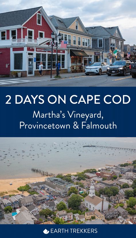 How to spend 2 days on Cape Cod, visiting Martha's Vineyard, Provincetown, Falmouth, and Nantucket. Race Point Beach, Cape Cod Rail Trail, Cape Cod Travel, Cape Cod Vacation, Massachusetts Travel, Martha’s Vineyard, Nantucket Island, Marthas Vineyard, Falmouth