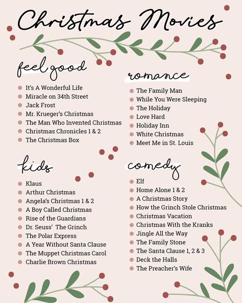 Xmas Traditions For Families, Christmas Movies Family, Winter Movie List, Xmas Movies List, Christmas Movie And Dinner, Christmas Movie Bucket List, Christmas Movie Stills, Winter Movies List, Christmas For 2