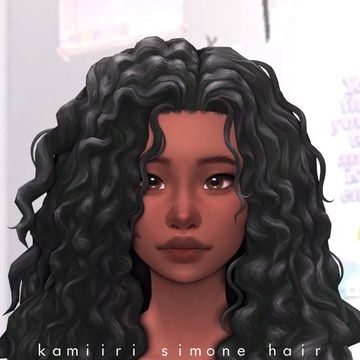 Sims 4 Curly Hair, Sims 4 Content, The Sims 4 Cabelos, Sims 4 Cheats, Sims 4 Cc Eyes, Sims 4 Black Hair, Mod Hair, Pelo Sims, The Sims 4 Packs