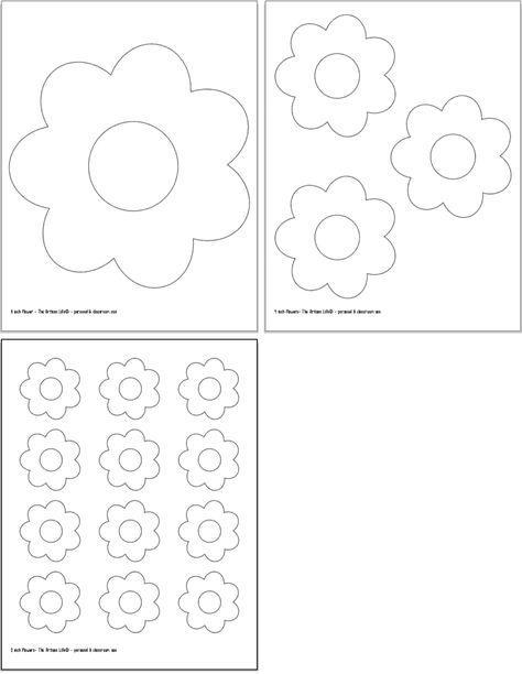 Free Printable Simple Flower Template Printable Flower Pattern, Easy Origami Rose, Flower Templates Printable Free, Rose Craft, Flower Stencil Patterns, Flower Templates Printable, Printable Flower, Rose Crafts, Origami Rose