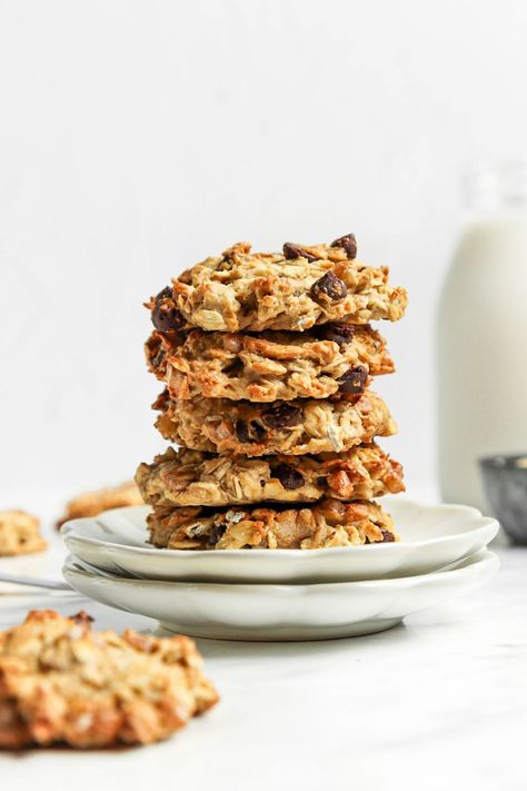 Healthy Vegan Oatmeal, Vegan Oatmeal Breakfast, Vegan Breakfast Cookies, Imaginary Scenarios, Oats Pancakes, Healthy Vegan Cookies, Running On Real Food, Vegan Finger Foods, Oatmeal Breakfast Cookies