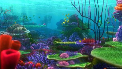 Time to go to school. Where is Nemo? Finding Nemo Fish Tank, Moana Bebe, Finding Nemo 2003, Ocean Backgrounds, Cartoon Fish, Film Disney, Ocean Fishing, Finding Nemo, Aquarium Backgrounds