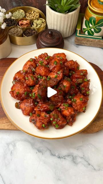 Cauliflower Gobi, Gobi Fry, Gobi Manchurian Recipe, Cauliflower Manchurian, Red Chilli Sauce, Gobi Manchurian, Manchurian Recipe, Ginger Garlic Paste, Red Chilli Powder