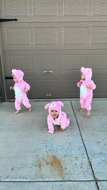 3 Person Halloween Costume 2 Girls 1 Boy, Triplets Costumes, Triplet Costume Ideas, 3 Kids Halloween Costumes, Sibling Halloween Costumes For 3, Triplet Halloween Costumes, Trio Halloween Costumes 2 Girls 1 Boy, Pig Halloween Costume, Matching Family Halloween Costumes