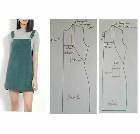 Dress Sewing Tutorials, Sewing Clothes Women, Diy Vetement, Diy Fashion Clothing, Blouse Pattern Sewing, Diy Sewing Clothes, Clothes Sewing Patterns, Fashion Sewing Pattern, How To Make Clothes