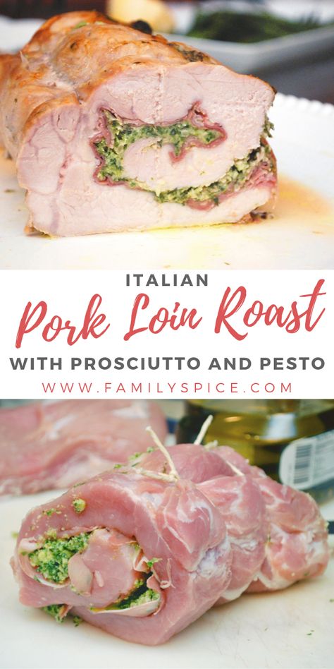 Italian Pork Loin, Italian Pork Roast, Rolled Pork Roast, Pork Wellington, Italian Pork, Pork Loin Roast Recipes, Pork Roll, Pork Roast Recipes, Stuffed Pork