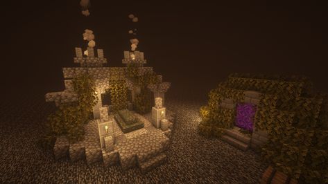 Tomb Minecraft, Minecraft Ruins, Minecraft Builds, Minecraft Projects, Minecraft, Portal, Quick Saves, Ruins