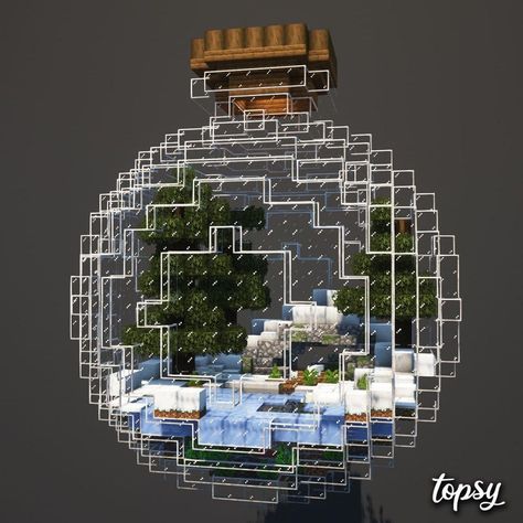 Minecraft Tree, Giant Candy Cane, Minecraft Tutorials, Minecraft Interior, Minecraft Structures, Build Inspiration, Diy Minecraft, Minecraft Christmas, Giant Candy