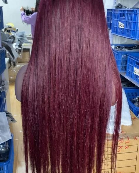 Aubergine Hair, Aubergine Hair Color, Purple Burgundy Hair, Color For Black Hair, Blackberry Hair Colour, Ombré Wig, Schwarzkopf Hair Color, Latina Hair, Red Ombre Hair