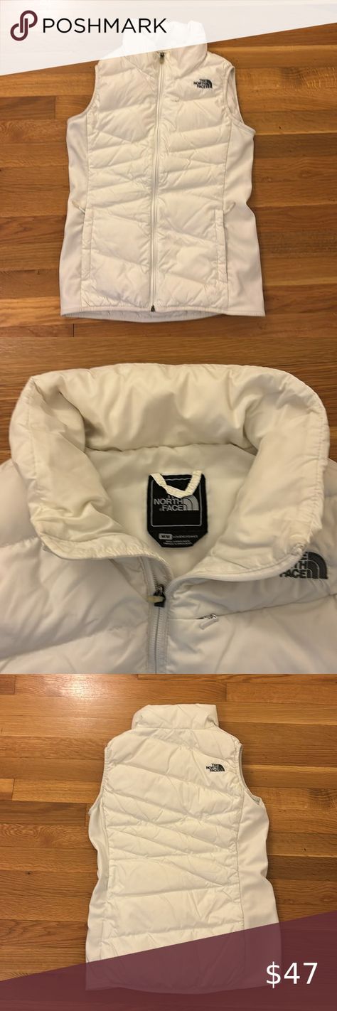 North Face white quilted vest. Women M. Vest Women, Quilted Vest, The North Face Jackets, North Face Jackets, North Face, The North Face, Shop My, Blazer, Best Deals