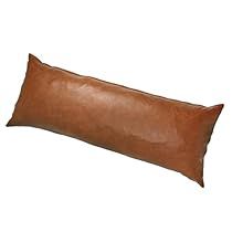 Leather Body Pillow, Leather Pillows On Bed, Leather Bolster Pillow, Leather Cushion Covers, Leather Lumbar Pillow, Farmhouse Sofa, Basement Furniture, Leather Throw Pillows, Boho Throw Pillows