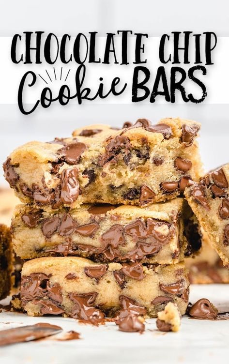 Soft Chocolate Chip Cookie Bars, Chocolate Chip Cheesecake Bars, Chocolate Chip Pudding, Chocolate Chip Pudding Cookies, Caramel Chocolate Chip Cookies, Cream Caramel, Spaceships And Laser Beams, Chocolate Chip Cheesecake, Peanut Butter Oatmeal Cookies