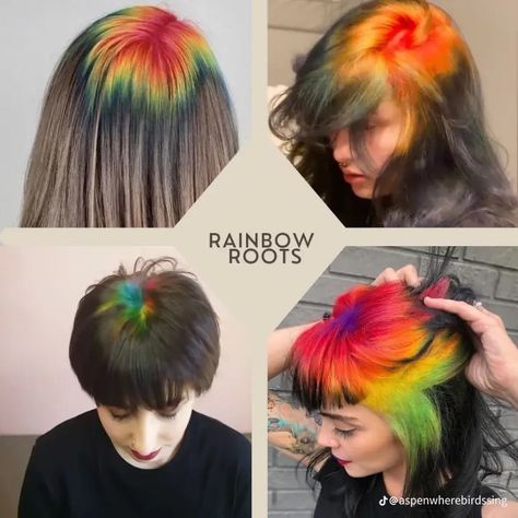 Rainbow Roots, Curly Afro Hair, New Hairstyle, Curly Afro, Hair Stylies, Haircut And Color, Spring Hairstyles, Short Hair Haircuts, Cut My Hair