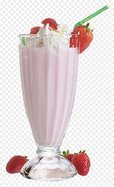 Milkshake White Background, Milkshake Png, Milkshake Clipart, Clipart Strawberry, Strawberry Png, Coffee Poster Design, Rose Milk, Laneige Lip, Food Png