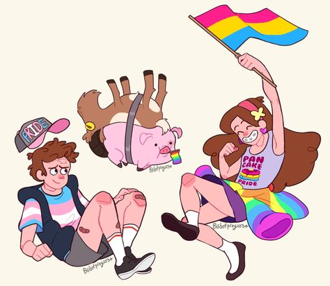 Gravity Falls Dipper, Gravity Falls Bill Cipher, Fall Memes, Gravity Falls Funny, Trans Art, Gravity Falls Bill, Desenhos Gravity Falls, Gravity Falls Fan Art, Pride Art