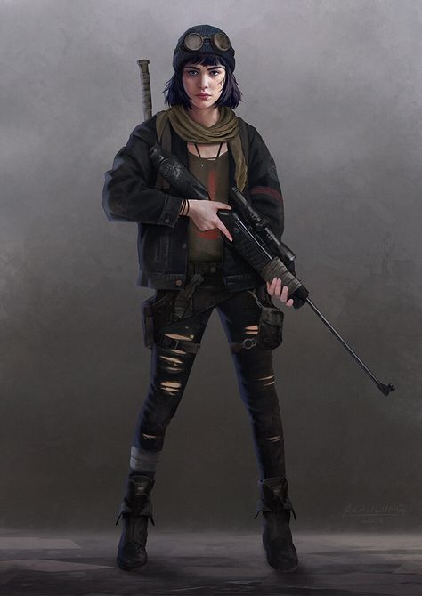 Zombie Apocalypse Outfits, Apocalyptic Survivor, Post Apocalyptic Girl, Zombies Apocalypse Art, Zombie Survivor, Zombie Apocalypse Outfit, Apocalypse Survivor, Apocalypse Character, Apocalypse Aesthetic