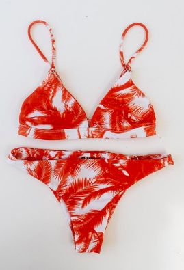 #mikoh Swim Pattern, Elegant Swimwear, Summer Vacations, Cute Bathing Suits, Cute Bikinis, Swim Wear, Persimmon, Spring Summer Fashion, Palm Trees