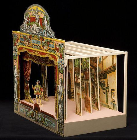 Theatre Backdrops, Puppet Theaters, Victorian Toys, Tunnel Book, Paper Theatre, Toy Theatre, Puppet Theater, Pop Up Book, Toy Craft